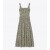 Women's Tory Burch Ditsy Floral Silk Taffeta Corset Dress Black