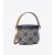 Women's Tory Burch Mini T Monogram Canteen Crossbody Bags Navy