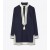 Women's Tory Burch Cotton Tory Tunic Coverups Navy
