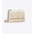 Women's Tory Burch Small Kira Diamond Woven Convertible Shoulder Bags White