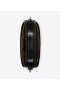  Bolsas femininas Tory Burch Mini Miller Linen Crossbody Bege Preto
