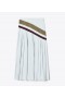  Saias plissadas Chevron Tory Burch femininas azuis