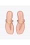  Sandálias femininas Tory Burch Roxanne Jelly douradas