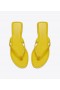  Tory Burch Classic Chinelos Femininos Amarelo