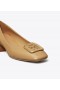  Tory Burch Georgia Pump Heels Feminino Marrom