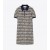  Vestido polo feminino Tory Burch azul marinho