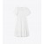  Vestido Tory Burch com decote redondo feminino branco