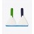  Top de biquíni feminino Tory Burch Colorblock branco/verde