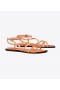  Női Tory Burch Split Mignon többpántos szandál narancssárga rózsa arany színű