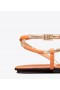  Női Tory Burch Split Mignon többpántos szandál narancssárga rózsa arany színű