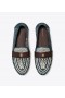  Női Tory Burch szőtt balettcipő, lila krém