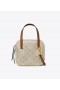  Női Tory Burch T Monogram Jacquard Cube Crossbody táskák Fehér