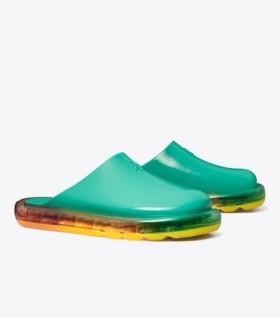  Női Tory Burch Bubble Clog Balerina Green Multicolor