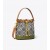 Női Tory Burch T Monogram Colorblock Bucket Bags Navy