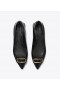 Burch Thoraí na mBan Georgia Flats Toe Toe Black