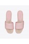 Tóir na mBan Burch T Monogram Espadrille Slides Black