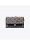  Monogram T Burch Thoraí na mBan Jacquard Sparán Málaí Mionra Crossbody Cabhlach