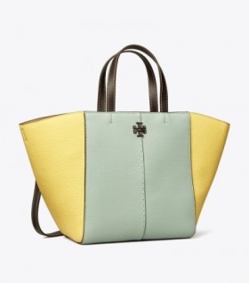  Toraí na mBan Burch Mcgraw Dath-bhloc Carryall Satchel Bags Lemon
