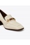  Mocassini con tacco Perrine Tory Burch da donna, bianchi