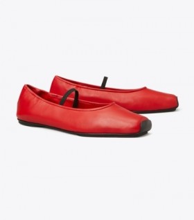 Ballerina da donna Tory Burch Runway rossa