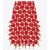  Gonne in popeline floccato rosa Tory Burch da donna, rosse
