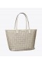  Dame Tory Burch Ever-ready Åpne tøyvesker Hvit