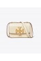  Dame Tory Burch Small Eleanor Skuldervesker Light Cream