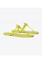 Dame Tory Burch Mini Miller Jelly Thong Sandaler Grønn