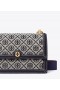  Dame Tory Burch Small T Monogram Skuldervesker Navy