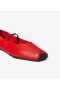 Tory Burch Runway Ballerina rød for kvinner