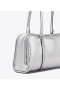  Dame Tory Burch Small Metallic Marshmallow Satchel Bags Grå