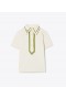  Tory Burch Retro Mercerized bomull Polo Polo Light for kvinner