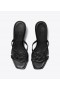  Tory Burch Miller Bombé sandaler med lav hæl, svart