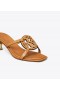Tory Burch Miller Bombé sandaler med lav hæl, rød