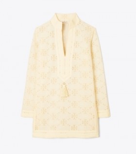  Tory Burch Tory Tunika Coverups Cream for kvinner