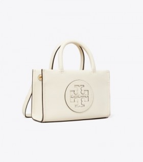 Dame Tory Burch Mini Ella Bio Tote Bags Hvit