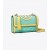  Dame Tory Burch Small Fleming Patent Border Convertible Skuldervesker Sitron