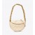  Dame Tory Burch Mini Fleming Soft Crescent Vesker Cream