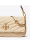  Torebki damskie Tory Burch Small Kira Chevron Flap Shoulder Bags Cream