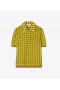  Damska koszulka polo Tory Burch Jacquard Zip na zamek w kolorze różowym