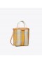  Damskie torby Tory Burch Mini Perry Mesh Tote w kolorze białym