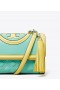  Damskie Tory Burch Small Fleming Patent Border Convertible Shoulder Bags Lemon
