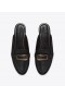  Damskie mokasyny Tory Burch Georgia Backless w kolorze czarnym