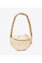  Damskie Tory Burch Mini Fleming Soft Crescent Bags Cream