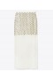  Spódnice damskie Tory Burch Mirror Embellished Double-layer w kolorze białym