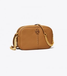  Damskie torby fotograficzne Tory Burch Mcgraw w kolorze białym
