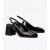  Damskie Tory Burch Georgia Bombé Slingback Heels Czarne