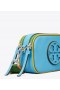  Genți de damă Tory Burch Miller Pop Edge Mini Crossbody Albastre