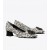  Tocuri Tory Burch Woven Double T Pump Negru Alb Negru