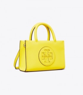 여성용 토리버치 미니 엘라 바이오 토트백 화이트